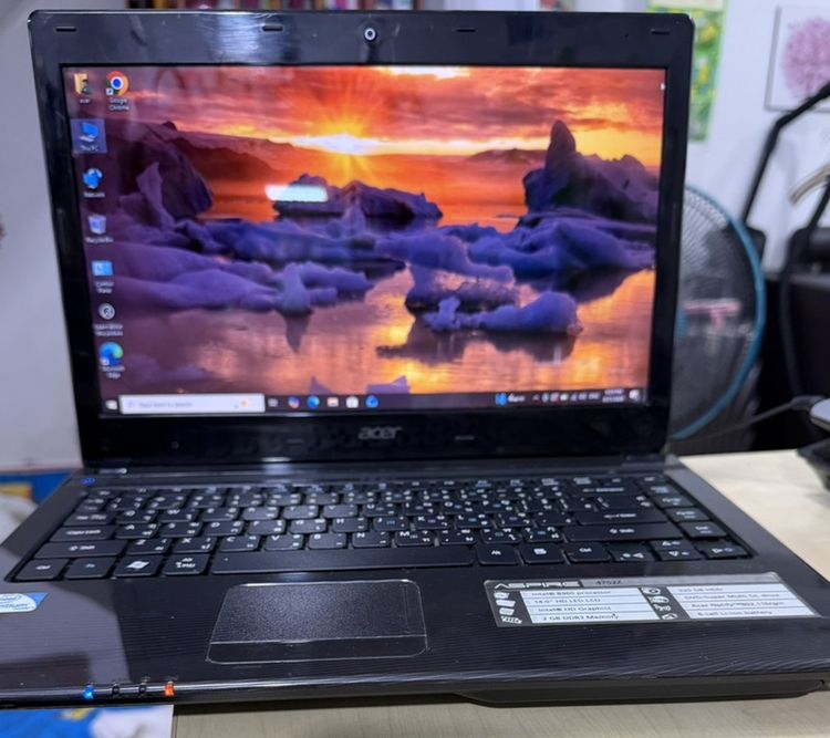Acer aspire4752z ram4hdd320สวยมือสองใช้งานปกติลื่นๆแบทดีเก็บไฟ2ชม.ได้คีย์บอร์ดทัชแพดดี รูปที่ 2
