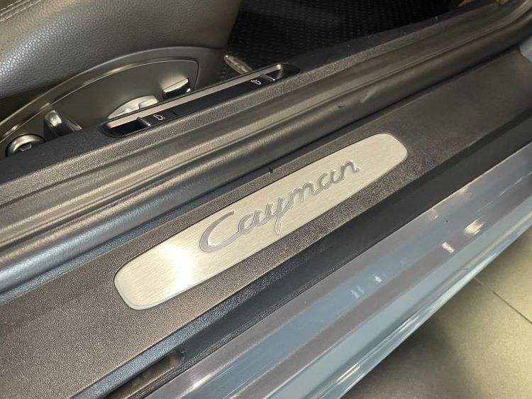 Porsche Cayman 2017 2.7 PDK Sedan เบนซิน ไม่ติดแก๊ส เกียร์อัตโนมัติ ฟ้า รูปที่ 4