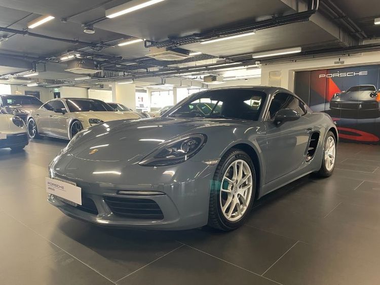 Porsche Cayman 2017 2.7 PDK Sedan เบนซิน ไม่ติดแก๊ส เกียร์อัตโนมัติ ฟ้า รูปที่ 2