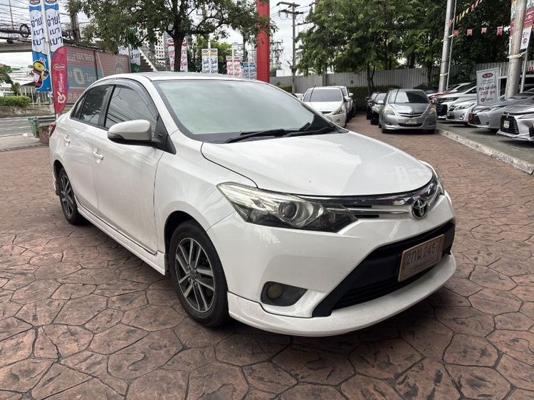 Toyota Vios 2013 1.5 G Sedan เบนซิน ไม่ติดแก๊ส เกียร์อัตโนมัติ ขาว รูปที่ 3