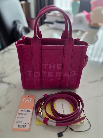 Marc Jacobs หนังแท้ หญิง ชมพู The Tote Bag Mini