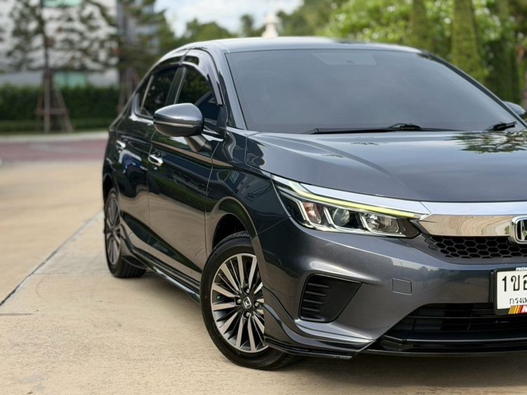 Honda City 2021 1.0 SV Sedan เบนซิน เกียร์อัตโนมัติ เทา รูปที่ 4