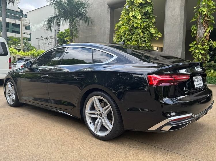 Audi Audi A5  2020 Sportback 40 TFSI S-Line Sedan เบนซิน ไม่ติดแก๊ส เกียร์อัตโนมัติ ดำ รูปที่ 2