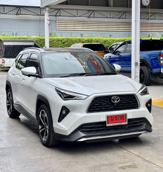 Toyota Yaris Cross 2026 1.5 HEV Premium Luxury Utility-car ไฮบริด เกียร์อัตโนมัติ ขาว