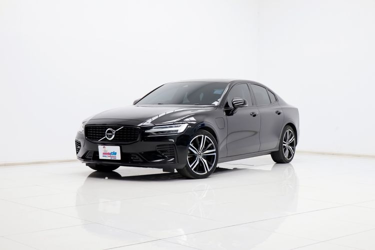 Volvo S60 2021 2.0 T8 R-Design 4WD Sedan ปลั๊กอินไฮบริด (PHEV) ไม่ติดแก๊ส เกียร์อัตโนมัติ ดำ