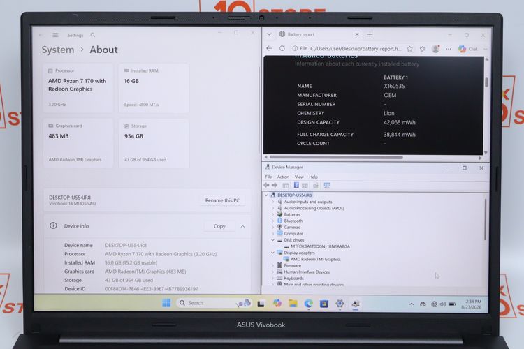 ASUS Vivobook 14 M1405NAQ Ryzen 7 170 RAM16.1TB รูปที่ 2