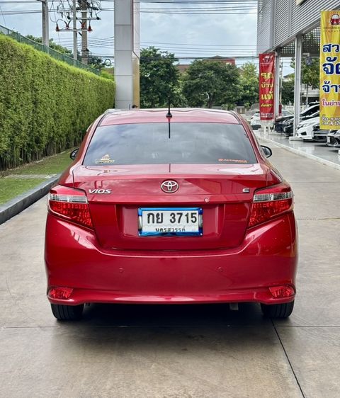 Toyota Vios 2016 1.5 E Sedan เบนซิน ไม่ติดแก๊ส เกียร์อัตโนมัติ แดง รูปที่ 4