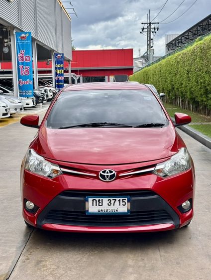 Toyota Vios 2016 1.5 E Sedan เบนซิน ไม่ติดแก๊ส เกียร์อัตโนมัติ แดง รูปที่ 2