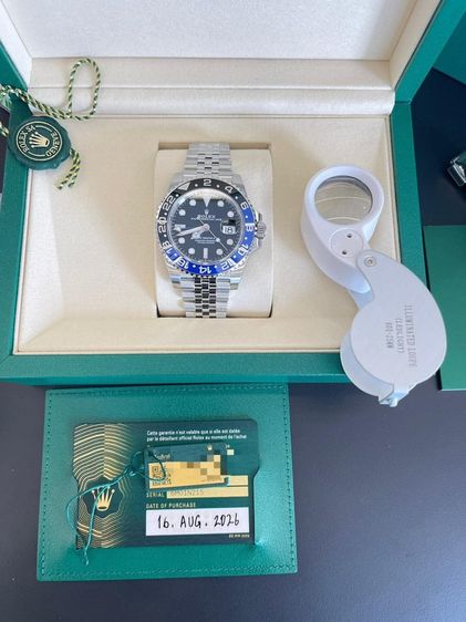 เงิน Rolex Batman GMT Master 2