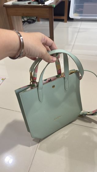 หนัง PU หญิง เขียว กระเป๋าถือ Cath Kidston กระเป๋าถือมือ2