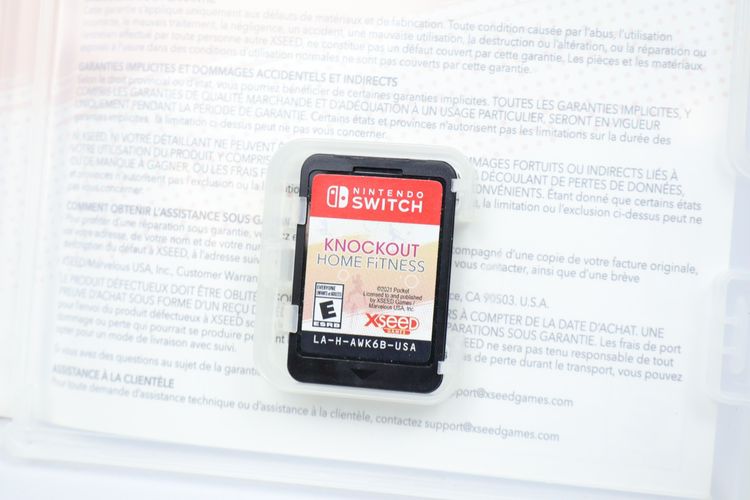 แผ่นเกม Nintendo switch knock out home fitness รูปที่ 3