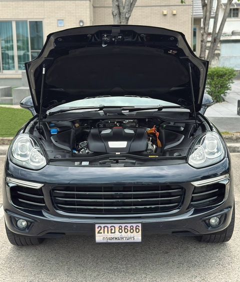 Porsche Cayenne 2017 3.0 S Hybrid 4WD Utility-car ไฮบริด เกียร์อัตโนมัติ น้ำเงิน รูปที่ 4