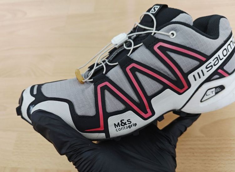 (42eu) Salomon Speed Cross 3 ADV - Grey Red รูปที่ 13