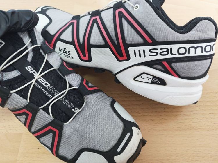 (42eu) Salomon Speed Cross 3 ADV - Grey Red รูปที่ 3