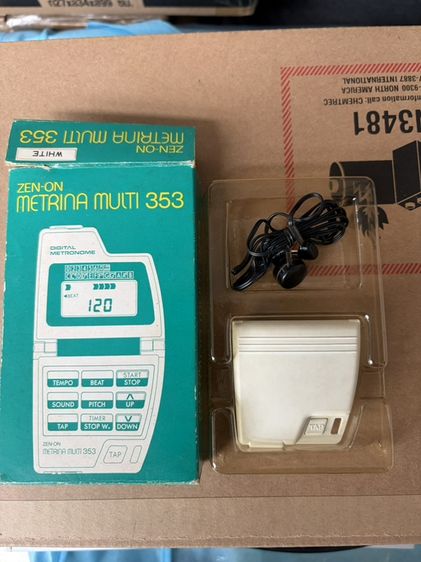 ZEN-ON METRINA MULTI 353 Vintage Digital Metronome Made in Japan พร้อมกล่องเดิม