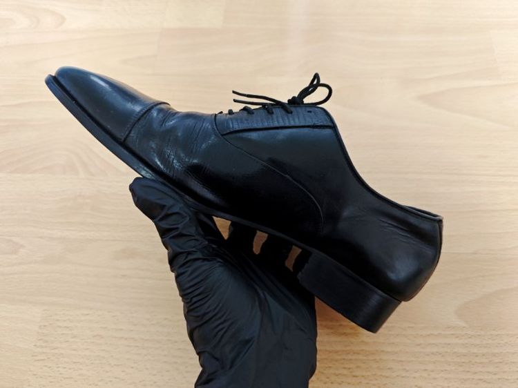 (43eu) BALENCIAGA Paris Lace up Oxford Shoes รูปที่ 8