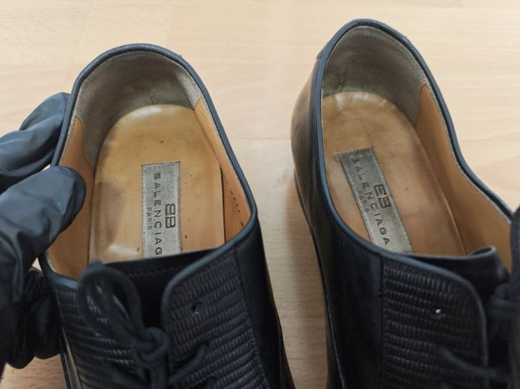 (43eu) BALENCIAGA Paris Lace up Oxford Shoes รูปที่ 5