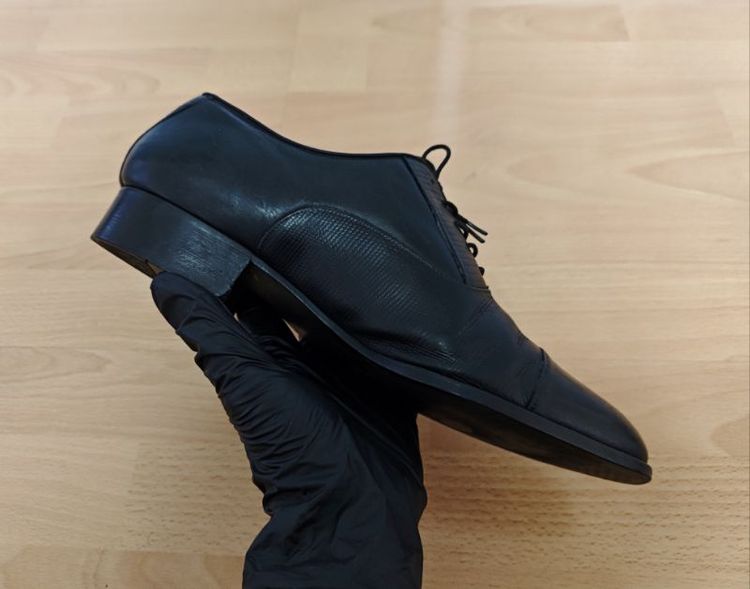 (43eu) BALENCIAGA Paris Lace up Oxford Shoes รูปที่ 16