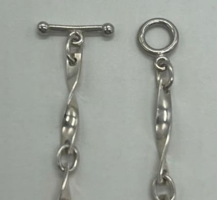 ขาย Georg Jensen Plate Twist Toggle Bracelet 283C SV925 รูปที่ 5