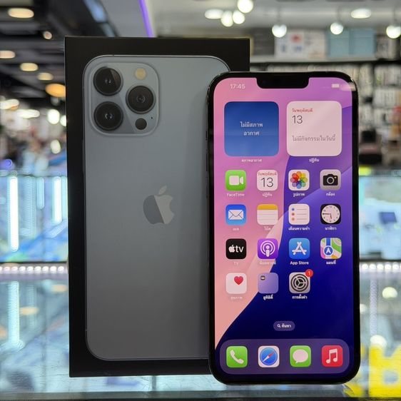 อื่นๆ 128 GB iPhone13 Pro Max 128GB สีฟ้า เครื่องศูนย์ โมเดลTH สภาพสวยมาก ครบยกกล่อง🔥🔥
