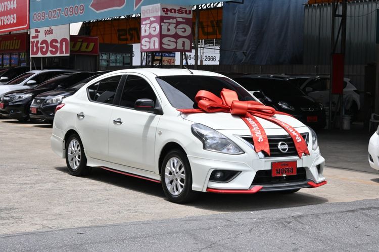Nissan Almera 2016 1.2 VL Sportech Sedan เบนซิน ไม่ติดแก๊ส เกียร์อัตโนมัติ ขาว