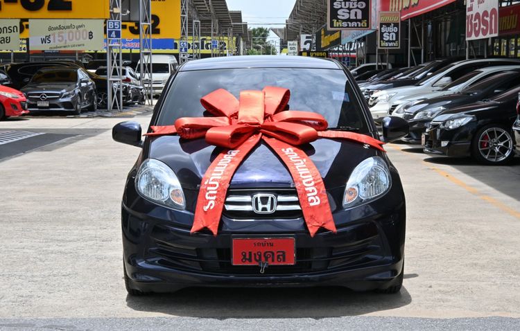 Honda Brio 2013 1.2 Amaze V Sedan เบนซิน ไม่ติดแก๊ส เกียร์อัตโนมัติ ม่วง รูปที่ 2