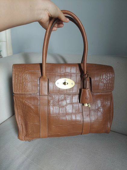 กระเป๋า Mulberry ปั้มลายจระเข้