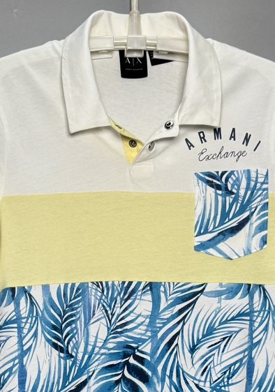 ⚠️ลายสวยสดใส‼️เสื้อโปโล ARMANI EXCHANGE (A/X)ของแท้ รูปที่ 8