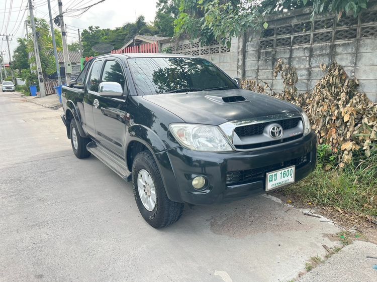 Toyota Hilux Vigo 2011 2.5 G Prerunner VN Turbo Pickup ดีเซล ไม่ติดแก๊ส เกียร์ธรรมดา ดำ