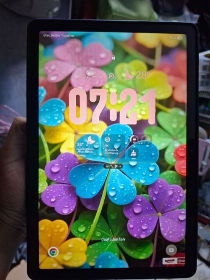 samsung tapA9+5Gรอยขนแมวติดฟิลม์แล้วปล่อยถูกจอปกติ