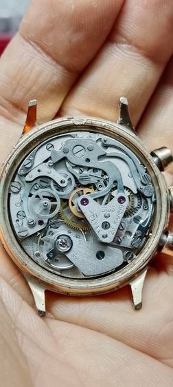 POLJOT 3133 Moscow-Rome mechanical Chronograph Soviet Made 1992's N12129-25000เรือน กะไหล่ทอง ไขลานจับเวลา ขนาด40-43 รูปที่ 5