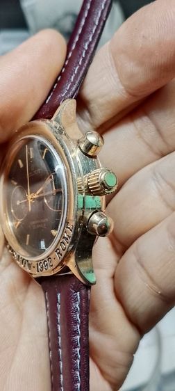 POLJOT 3133 Moscow-Rome mechanical Chronograph Soviet Made 1992's N12129-25000เรือน กะไหล่ทอง ไขลานจับเวลา ขนาด40-43 รูปที่ 8