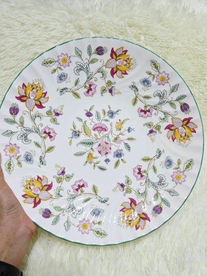 [ลดราคา]จานดินเนอร์ Minton "Haddon Hall" Made in England (ขนาด 11 นิ้ว) รูปที่ 2