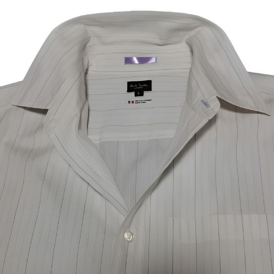 เสื้อเชิ้ตแขนสั้นสีขาวลายทาง Paul Smith รูปที่ 3