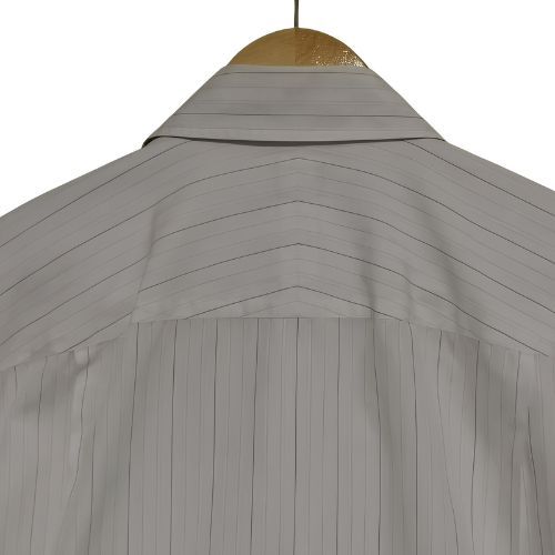 เสื้อเชิ้ตแขนสั้นสีขาวลายทาง Paul Smith รูปที่ 8
