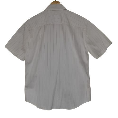 เสื้อเชิ้ตแขนสั้นสีขาวลายทาง Paul Smith รูปที่ 7