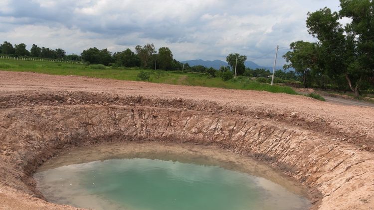 ที่ดินบ้านสวนเกษตร วิวเขา อ.บ้านนา อากาศโล่งสบาย  ใกล้สถานที่ราชการ มีเพื่อนบ้าน รูปที่ 4
