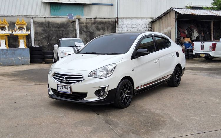 รถ Mitsubishi Attrage 1.2 GLS LTD สี ขาว