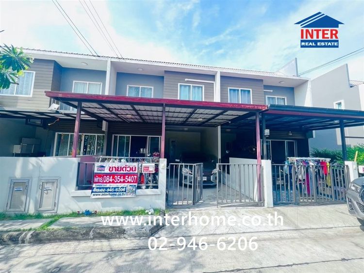 ทาวน์เฮ้าส์ 2 ชั้น 21 ตร.ว. หมู่บ้านเดอะคัลเลอร์ส วงแหวน-รามอินทรา2 ซอยสุเหร่าคลองหนึ่ง15 ถนนหทัยราษฎร์ ถนนสุเหร่าคลองหนึ่ง เขตคลองสามวา 