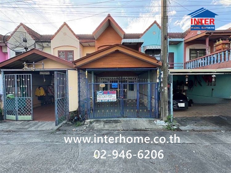 ทาวน์เฮ้าส์ 2 ชั้น 17 ตร.ว. หมู่บ้านบุรีรมย์ ใกล้มหาวิทยาลัยกรุงเทพสุวรรณภูมิ วัดพลมานีย์ ถนนประชาพัฒนา ถนนอ่อนนุช-ลาดกระบัง เขตลาดกระบัง 
