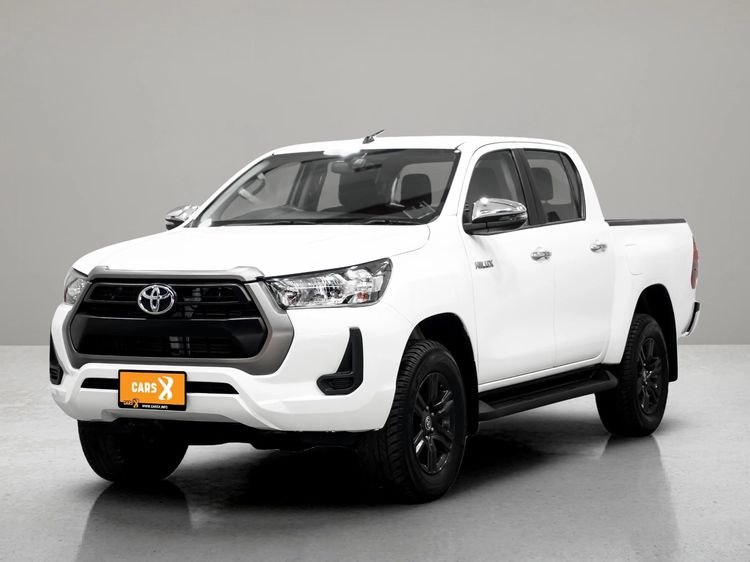 Toyota Hilux Revo 2021 Double Cab 2.4 Entry Prerunner Pickup ดีเซล ไม่ติดแก๊ส เกียร์อัตโนมัติ ขาว