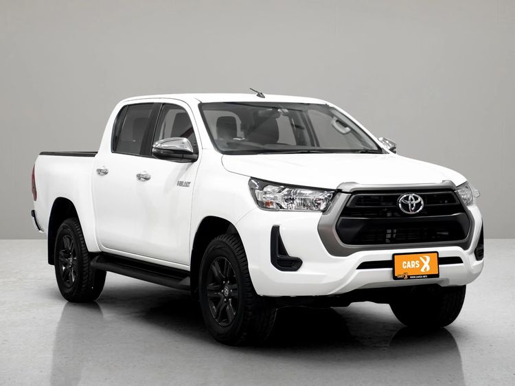 Toyota Hilux Revo 2021 Double Cab 2.4 Entry Prerunner Pickup ดีเซล ไม่ติดแก๊ส เกียร์อัตโนมัติ ขาว รูปที่ 3