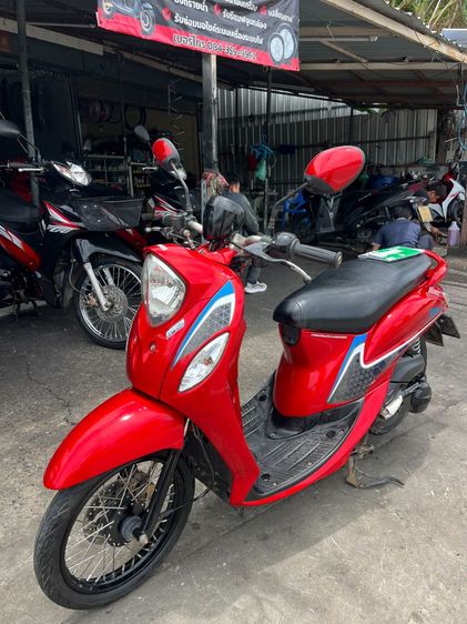 YAMAHA Fino 2014📗เอกสารครบพร้อมโอน📕ภาษีขาดเกิน🔰เครื่องเดิมๆไม่ดังไม่ควัน🔰หัวฉีด❤️ประหยัดน้ำ🔰ขี่นิ่มๆๆๆๆสตาร์ตติดง่าย✳️ น้ำมันเครื่องใหม่💸 #ราคา13500.-📍รถอยู่บางคูวัดปทุมธานี🛻:บ รูปที่ 5