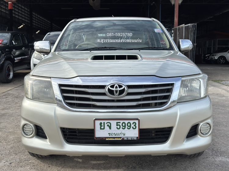 Toyota Hilux Vigo Champ 2012 Smart Cab 2.5 E Pickup ดีเซล เกียร์ธรรมดา เทา