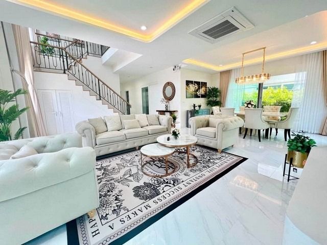 P774 ให้เช่าบ้านเดี่ยว 2 ชั้น โครงการ แกรนดิโอ บางนา กม.5  Grandio Bangna KM.5 ตกแต่งสวยพร้อมพักอาศัย