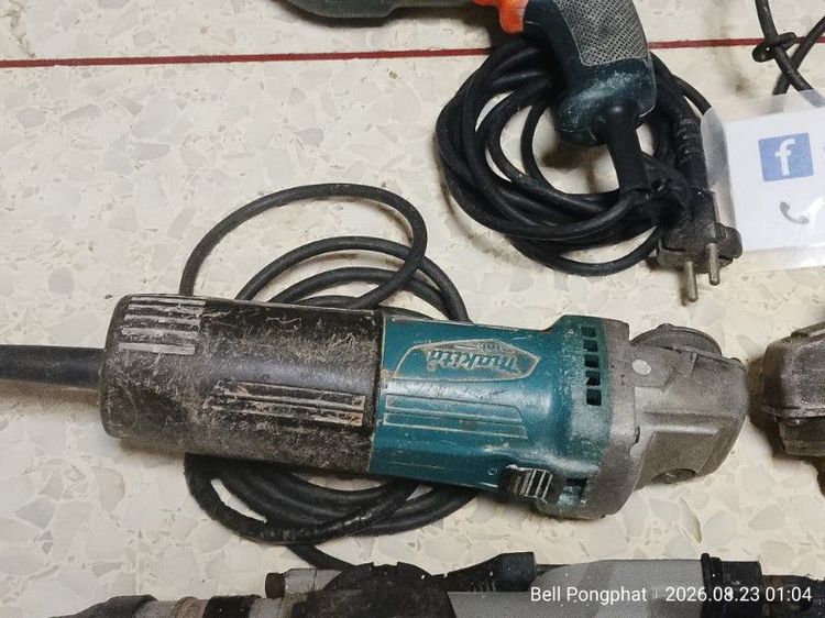 เครื่องเจียร์ (หินเจียร์) 4 นิ้ว Makita แท้ มือสองสภาพเก๋า