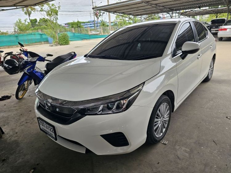 Honda City 2022 1.0 V Sedan เบนซิน ไม่ติดแก๊ส เกียร์อัตโนมัติ ขาว