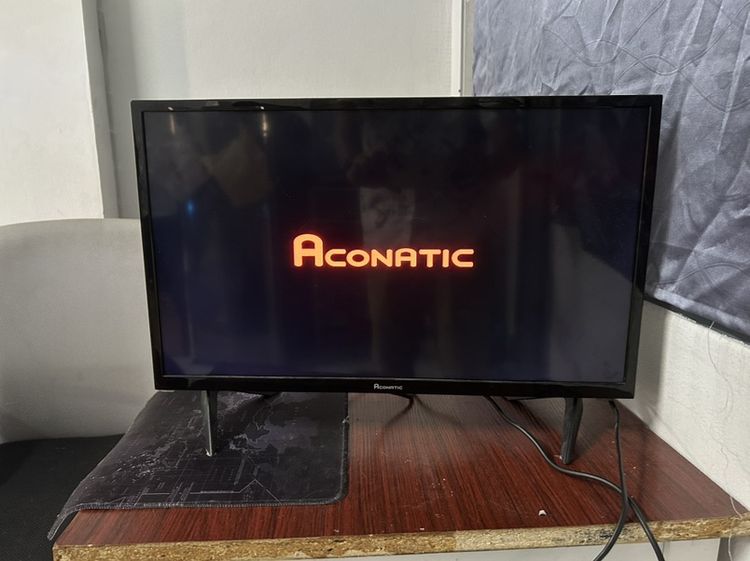 LED TV Aconatic ขนาด 24 นิ้ว สภาพใหม่แกะกล่อง รองรับ ดิจิตอลทีวี USB HDMI AUX