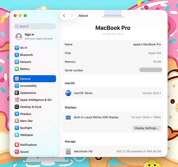 MacBook Pro 14-inch M4  2024  รูปที่ 12