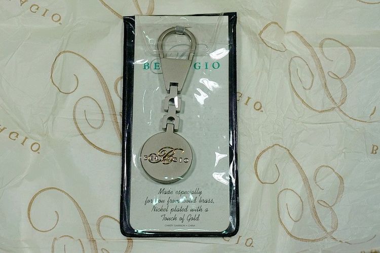 👑  Deadstock Full Set Vintage Bellagio Las Vegas Keychain 🎰๊USA
